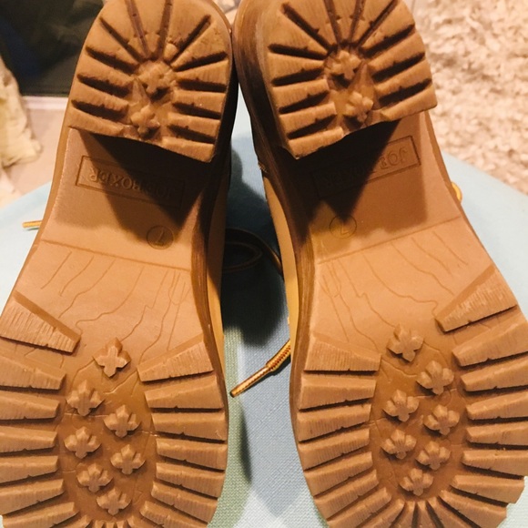 High-heeled Joe Boxer work boots, size 7 EUC - Picture 3 of 5